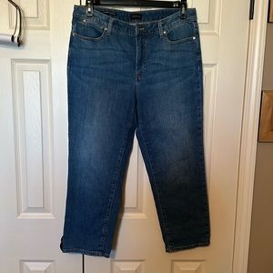 Talbots Straight Leg Crop Jean